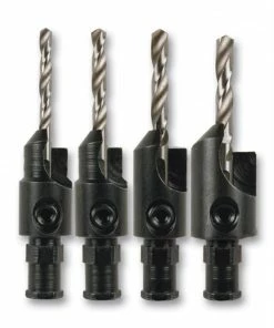 Kobalt Twist Drill Bits 4-Piece 1/8-in 1-5/8-in High-speed Steel Twist Drill Bit Set