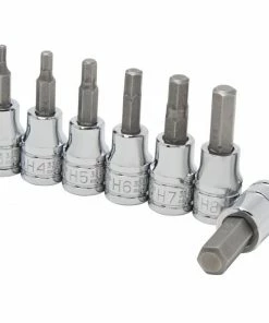 Kobalt Driver Sockets & Sets 7-Piece 3/8-in Drive Set Hex Bit Metric Driver Socket Set