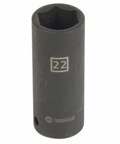 Kobalt Impact Sockets & Impact Socket Sets Metric 1/2-in Drive 22mm 6-Point Impact Socket