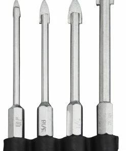 Kobalt Twist Drill Bits 4-Piece Assorted x Set High-speed Steel Twist Drill Bit Set