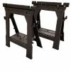 Kobalt Saw Horses 2-Pack 4.1-in W x 32-in H Plastic Saw Horse (1000-lb Capacity)