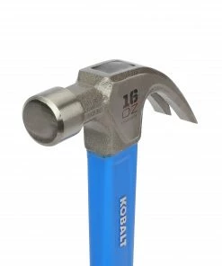 Kobalt Hammers 16-oz Smoothed Face Steel Head Fiberglass Claw Hammer 20 Kobalt Hammers 16-oz Smoothed Face Steel Head Fiberglass Claw Hammer -Kobalt Sales Store 04362472