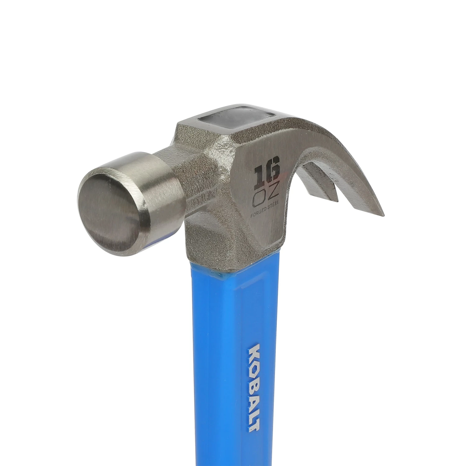 Kobalt Hammers 16-oz Smoothed Face Steel Head Fiberglass Claw Hammer 9 Kobalt Hammers 16-oz Smoothed Face Steel Head Fiberglass Claw Hammer - Image 9