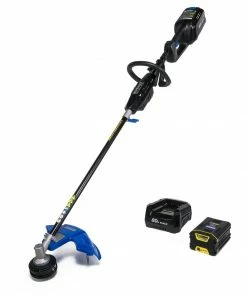 Kobalt Cordless Electric String Trimmers 80-Volt Max 16-in Straight Cordless String Trimmer with Attachment Capable and (Battery Included) -Kobalt Sales Store 04597205 scaled