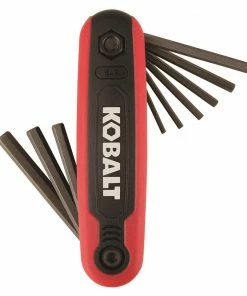 Kobalt Hex Keys & Torx Keys 9-key Standard (Sae) Folding Hex Key Set -Kobalt Sales Store 05000017