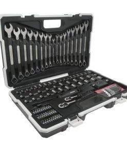 Kobalt Mechanics Tool Sets Universal 115-Piece Standard (SAE) and Metric Combination Matte Mechanics Tool Set (1/4-in; 3/8-in) -Kobalt Sales Store 05028176