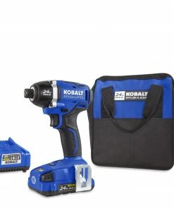 Kobalt Impact Drivers 24-volt Max Variable Speed Brushless Cordless Impact Driver (1-Battery Included)