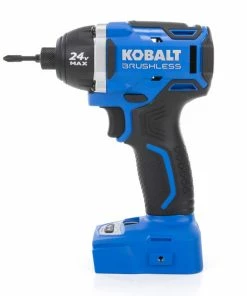 Kobalt Power Tool Combo Kits 2-Tool 24-Volt Max Brushless Power Tool Combo Kit with Soft Case (1-Battery Included and Charger Included) -Kobalt Sales Store 05395433