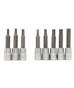 Kobalt Driver Sockets & Sets 42-Piece 3/8-in Drive Set Hex; Torx; Phillips; Flathead Bit Standard (SAE) and Metric Combination Driver Socket Set -Kobalt Sales Store 07938504 scaled