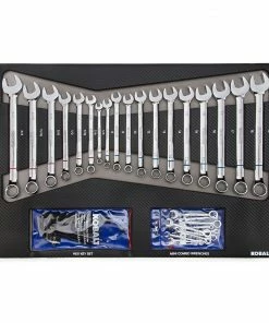 Kobalt Mechanics Tool Sets 300-Piece Standard (SAE) and Metric Combination Polished Chrome Mechanics Tool Set (1/4-in; 3/8-in) -Kobalt Sales Store 08236282