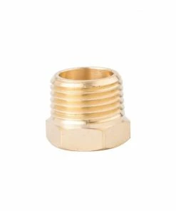 Kobalt Air Compressor Fittings NPT Brass Bushing Adapter 1/2-in (M) x 1/4-in (F) -Kobalt Sales Store 08614860