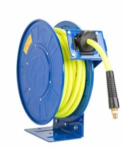 Kobalt Air Compressor Hoses 3/8-in 50-ft Poly Hybrid Air Hose with Retractable Hose Reel -Kobalt Sales Store 08617380