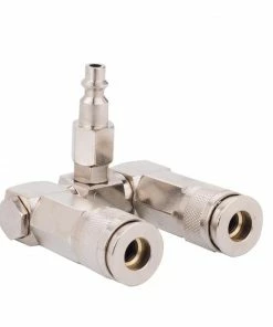 Kobalt Air Compressor Fittings Swivel Splitter 1/4-in Industrial 5 Kobalt Air Compressor Fittings Swivel Splitter 1/4-in Industrial -Kobalt Sales Store 08617439