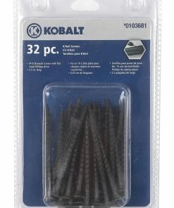 Kobalt Slatwall & Rail Storage Systems 32-Piece 2.5-in Black Phosphate Steel Multipurpose Accessory Kit -Kobalt Sales Store 08776826