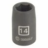 Kobalt Impact Sockets & Impact Socket Sets Metric 1/2-in Drive 14mm 6-Point Impact Socket
