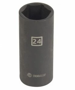 Kobalt Impact Sockets & Impact Socket Sets Metric 1/2-in Drive 24mm 6-Point Impact Socket