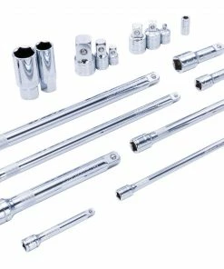 Kobalt Drive Tool & Socket Accessories 22-Piece 1/4-in, 3/8-in and 1/2-in drive tools Drive Accessory Set