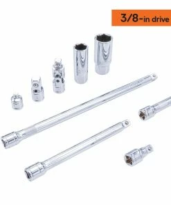 Kobalt Drive Tool & Socket Accessories 22-Piece 1/4-in, 3/8-in and 1/2-in drive tools Drive Accessory Set -Kobalt Sales Store 09616570