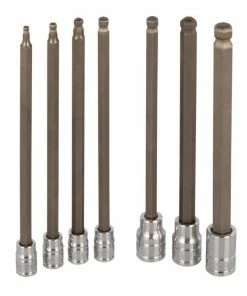 Kobalt Driver Sockets & Sets 7-Piece 1/4-in; 3/8-in Drive Set Hex Bit Standard (SAE) Driver Socket Set