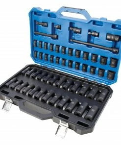 Kobalt Impact Sockets & Impact Socket Sets 55-Piece Standard (SAE) and Metric Combination 1/2-in Drive Set 6-Point Impact Socket Set -Kobalt Sales Store 10019101 scaled