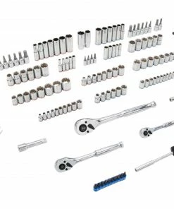 Kobalt Mechanics Tool Sets 154-Piece Standard (SAE) and Metric Combination Polished Chrome Mechanics Tool Set (1/4-in; 3/8-in) 22 Kobalt Mechanics Tool Sets 154-Piece Standard (SAE) and Metric Combination Polished Chrome Mechanics Tool Set (1/4-in; 3/8-in) -Kobalt Sales Store 10182276 scaled
