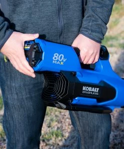 Kobalt Cordless Electric Leaf Blowers 80-volt Max 630-CFM Brushless Handheld Cordless Electric Leaf Blower (Tool Only) -Kobalt Sales Store 10216809