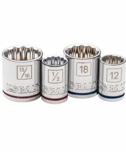 Kobalt Mechanics Tool Sets 24-Piece Standard (SAE) and Metric Combination Polished Chrome Mechanics Tool Set (3/8-in) 12 Kobalt Mechanics Tool Sets 24-Piece Standard (SAE) and Metric Combination Polished Chrome Mechanics Tool Set (3/8-in) -Kobalt Sales Store 10340566