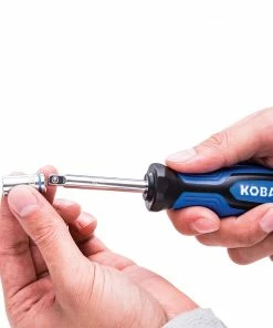 Kobalt Mechanics Tool Sets 64-Piece Standard (SAE) and Metric Combination Polished Chrome Mechanics Tool Set (1/4-in; 3/8-in; 1/2-in;) -Kobalt Sales Store 10409017