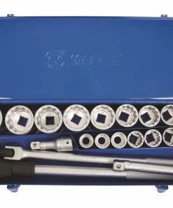 Kobalt Mechanics Tool Sets 3/4-in Drive 20-Piece Standard (SAE) Matte Mechanics Tool Set -Kobalt Sales Store 10421574