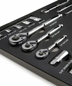 Kobalt Mechanics Tool Sets 300-Piece Standard (SAE) and Metric Combination Polished Chrome Mechanics Tool Set (1/4-in; 3/8-in) -Kobalt Sales Store 10442450