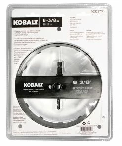 Kobalt Hole Saws & Kits 6-3/8-in Carbide-Grit Arbored Recessed Lighting Hole Saw 7 Kobalt Hole Saws & Kits 6-3/8-in Carbide-Grit Arbored Recessed Lighting Hole Saw -Kobalt Sales Store 10507475