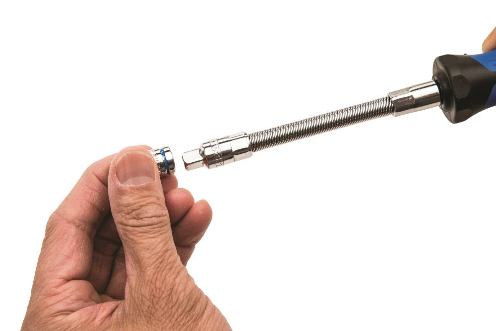 Kobalt Drive Tool & Socket Accessories 1/4-in Spinner Handle with Flexible Shaft 4 Kobalt Drive Tool & Socket Accessories 1/4-in Spinner Handle with Flexible Shaft - Image 4