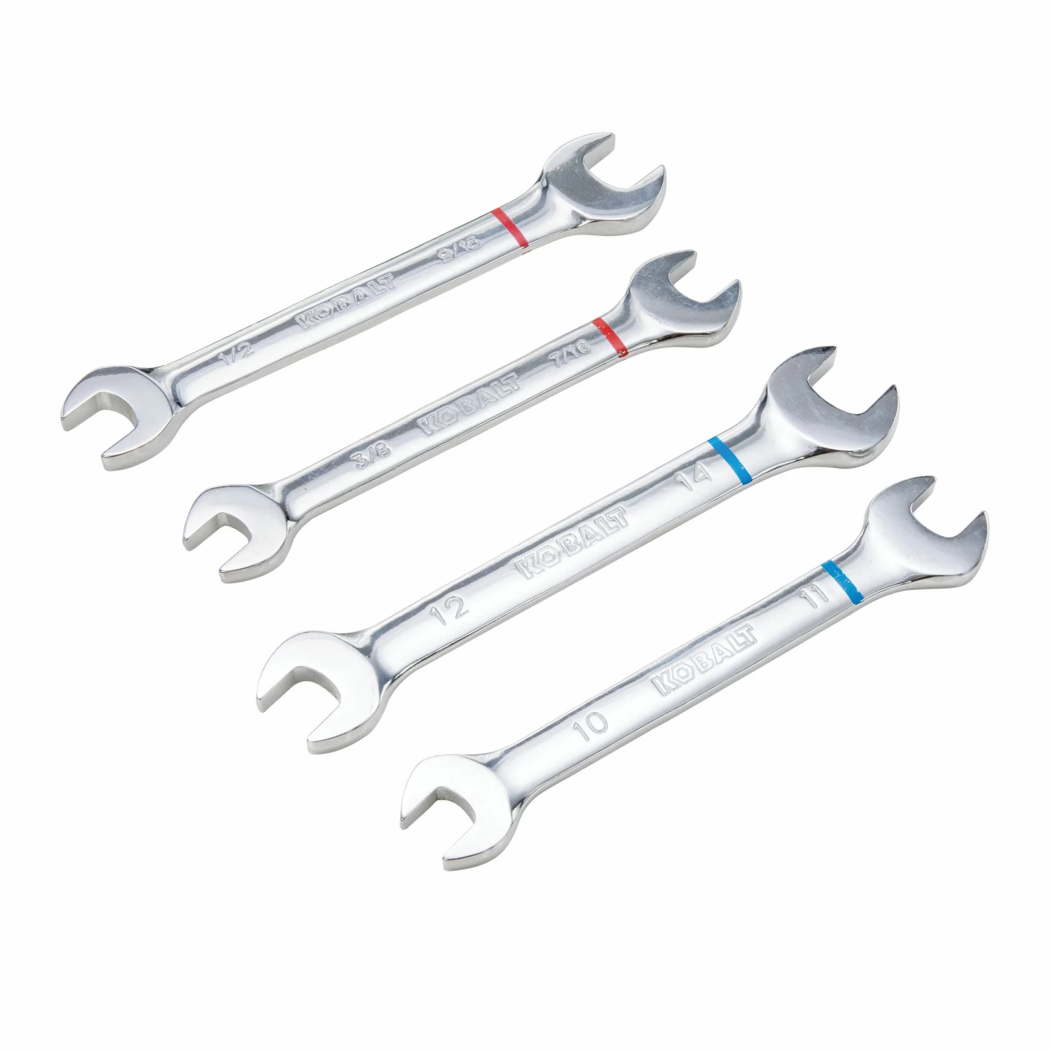 Kobalt Mechanics Tool Sets 154-Piece Standard (SAE) and Metric Combination Polished Chrome Mechanics Tool Set (1/4-in; 3/8-in) 8 Kobalt Mechanics Tool Sets 154-Piece Standard (SAE) and Metric Combination Polished Chrome Mechanics Tool Set (1/4-in; 3/8-in) - Image 8