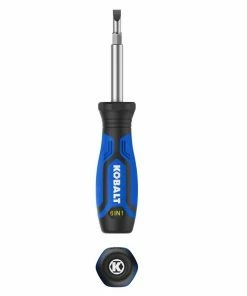 Kobalt Screwdrivers 6 in 1 screwdriver Plastic Handle Set Multi-bit Screwdriver Set