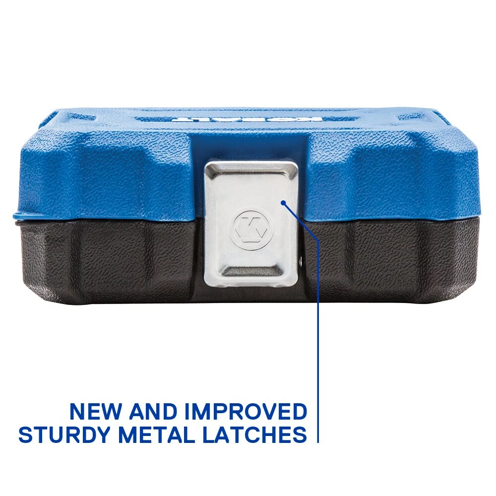 Kobalt Mechanics Tool Sets 30-Piece Standard (SAE) and Metric Combination Polished Chrome Mechanics Tool Set (3/8-in) 7 Kobalt Mechanics Tool Sets 30-Piece Standard (SAE) and Metric Combination Polished Chrome Mechanics Tool Set (3/8-in) - Image 7