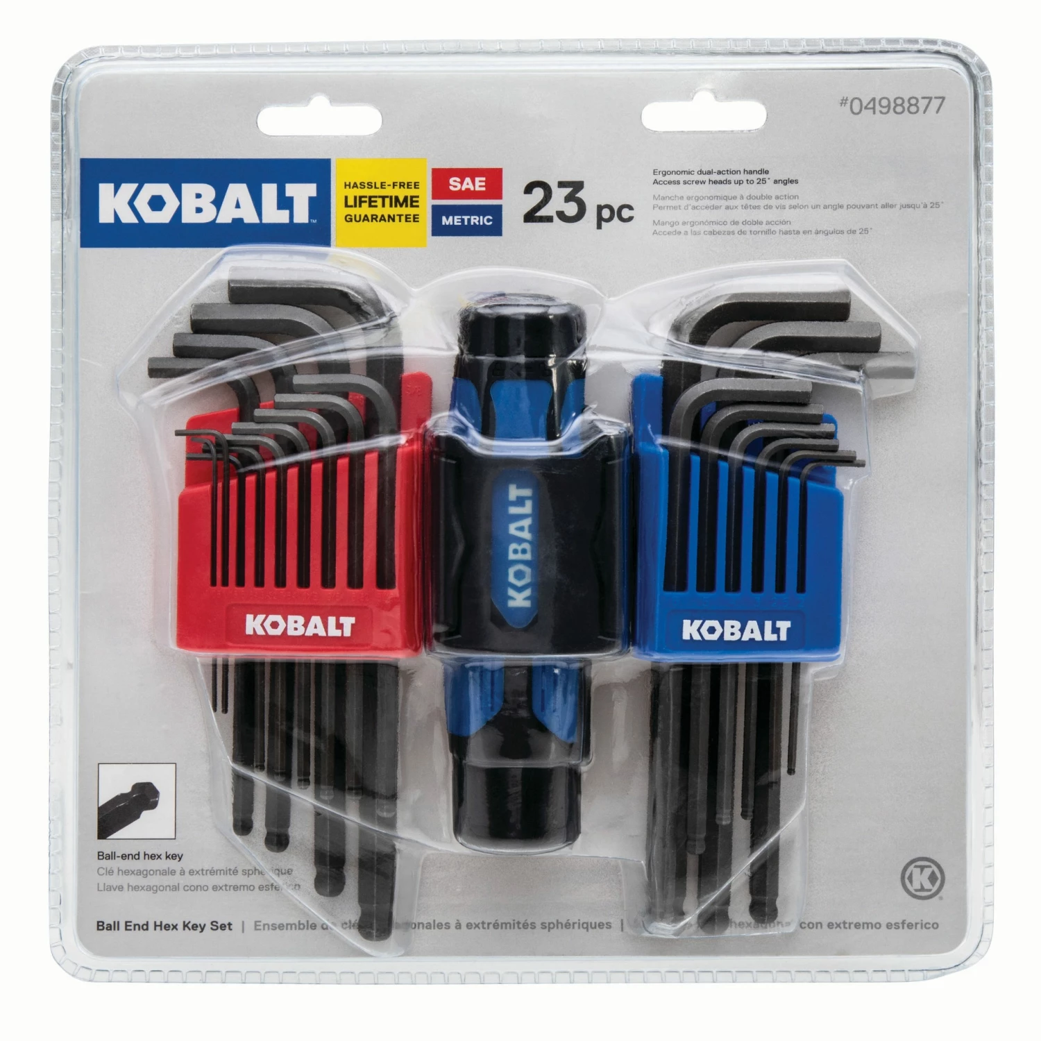 Kobalt Hex Keys & Torx Keys 22-key Standard (Sae) and Metric Combination Hex Key Set 10 Kobalt Hex Keys & Torx Keys 22-key Standard (Sae) and Metric Combination Hex Key Set - Image 10