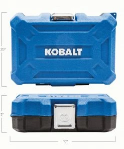 Kobalt Mechanics Tool Sets 19-Piece Standard (SAE) Polished Chrome Mechanics Tool Set (3/8-in) -Kobalt Sales Store 11369690 scaled