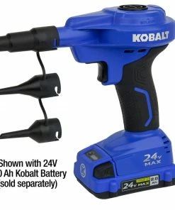 Kobalt Air Inflators 24V Cordless High Volume Inflator 24-Volt Lithium Ion (Li-Ion) Air Inflator (Power Source: Battery) -Kobalt Sales Store 11629465