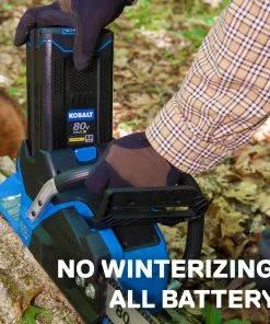 Kobalt Cordless Electric Chainsaws 80-Volt Max 18-in Brushless Cordless Electric Chainsaw 5 Ah (Battery & Charger Included) -Kobalt Sales Store 12158300
