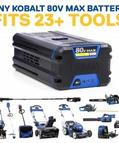 Kobalt Cordless Electric Chainsaws 80-Volt Max 18-in Brushless Cordless Electric Chainsaw 5 Ah (Battery & Charger Included) -Kobalt Sales Store 12158301