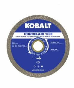 Kobalt Diamond Saw Blades 4-in Wet or Dry Porcelain Continuous Diamond Saw Blade