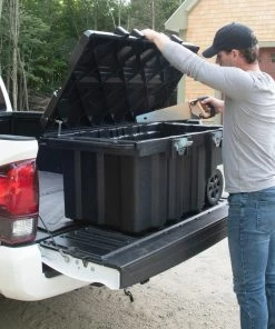 Kobalt Portable Tool Boxes 45-in Black Plastic Wheels Lockable Tool Box -Kobalt Sales Store 14861338 scaled