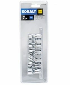 Kobalt Sockets & Socket Sets 7-Piece Metric 3/8-in Drive 12-point Set Shallow Socket Set -Kobalt Sales Store 15100962