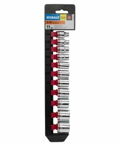 Kobalt Sockets & Socket Sets 11-Piece Standard (SAE) 3/8-in Drive 6-point Set Shallow Socket Set -Kobalt Sales Store 15102572