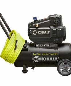 Kobalt Air Compressors 8-Gallon Single Stage Portable Electric Horizontal Air Compressor -Kobalt Sales Store 15104716