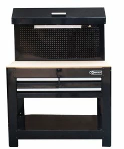 Kobalt Work Benches 45-in W x 36-in H 3-Drawer Wood Work Bench