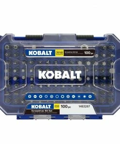 Kobalt Screwdriver Bits 1-in Set Steel Hex Shank Screwdriver Bit Set Screwdriver (100-Piece)