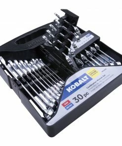 Kobalt Combination Wrenches & Sets 30-Piece Set 12-point Standard (SAE) and Metric Combination Standard Combination Wrench Set -Kobalt Sales Store 15484717 scaled