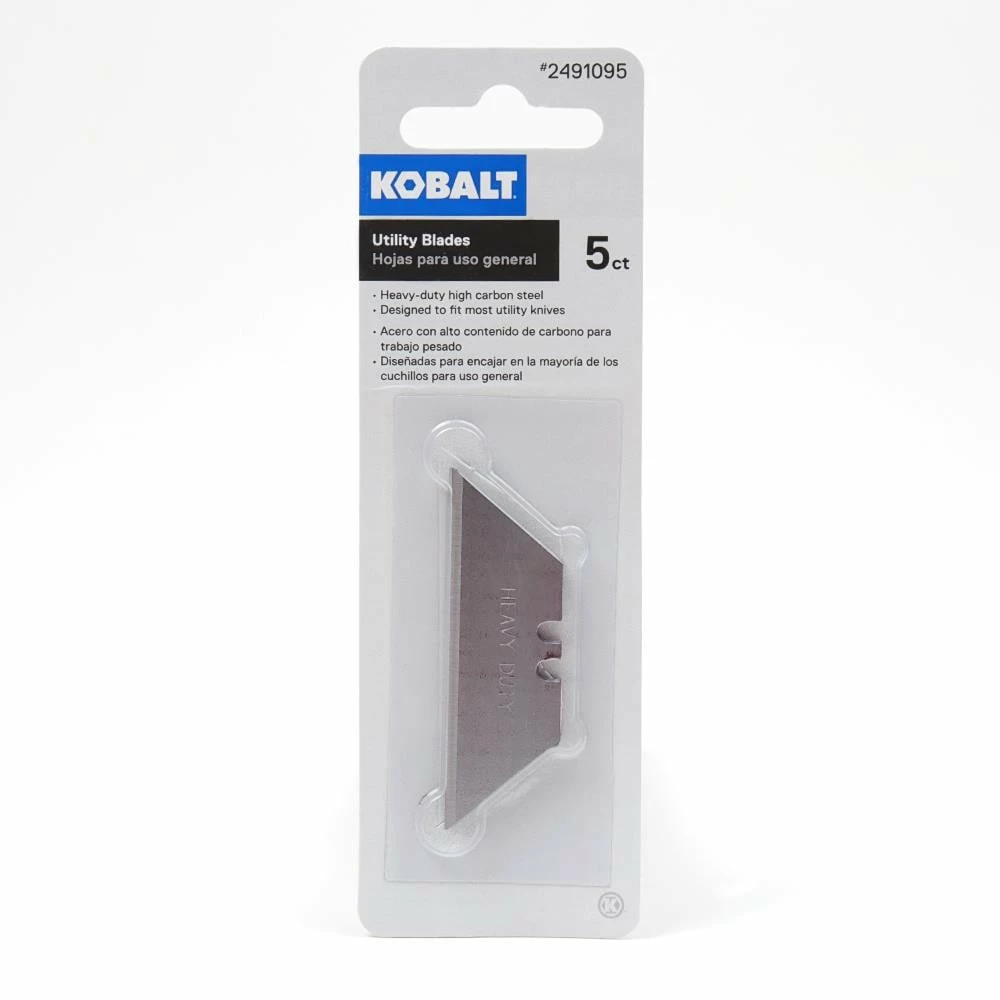 Kobalt Replacement Utility Blades Carbon Steel Utility Razor Blade(5-Pack) 1 Kobalt Replacement Utility Blades Carbon Steel Utility Razor Blade(5-Pack)
