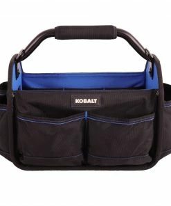 Kobalt Tool Bags Blue Black Polyester 15-in Tool Tote
